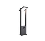 Baliza de exterior Trio Malawi LED antracita solar CCT regulable IP65 61cm 55376