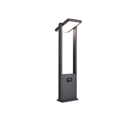 Baliza de exterior Trio Malawi LED antracita solar CCT regulable IP65 61cm 55376