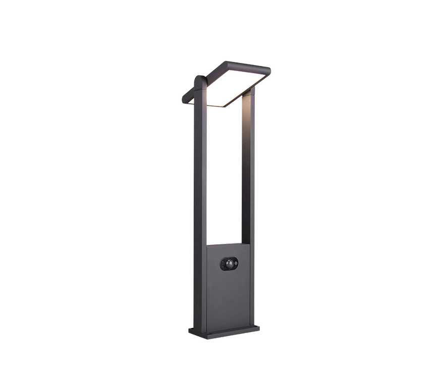 Baliza de exterior Trio Malawi LED antracita solar CCT regulable IP65 61cm 55376