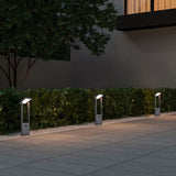 Baliza de exterior Trio Malawi LED antracita solar CCT regulable IP65 61cm 55376