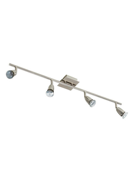 Foco LED MDC Ecco cromo gris orientable 10W 554173501 para baño y dormitorio