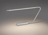 Lámpara de sobremesa Trio Olea LED níquel mate táctil 33cm 554310107