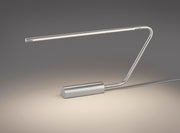 Lámpara de sobremesa Trio Olea LED níquel mate táctil 33cm 554310107