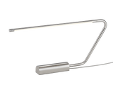 Lámpara de sobremesa Trio Olea LED níquel mate táctil 33cm 554310107