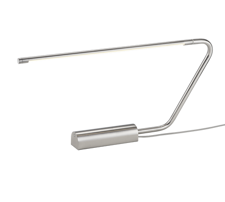 Lámpara de sobremesa Trio Olea LED níquel mate táctil 33cm 554310107