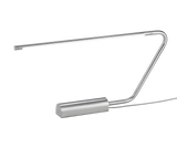 Lámpara de sobremesa Trio Olea LED níquel mate táctil 33cm 554310107