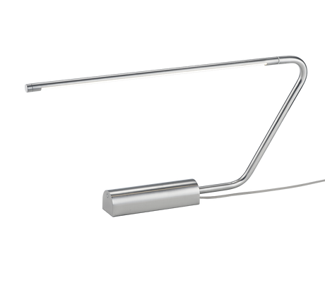 Lámpara de sobremesa Trio Olea LED níquel mate táctil 33cm 554310107