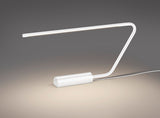 Lámpara de sobremesa Trio Olea LED blanco mate táctil 33cm 554310131
