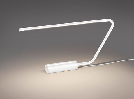 Lámpara de sobremesa Trio Olea LED blanco mate táctil 33cm 554310131