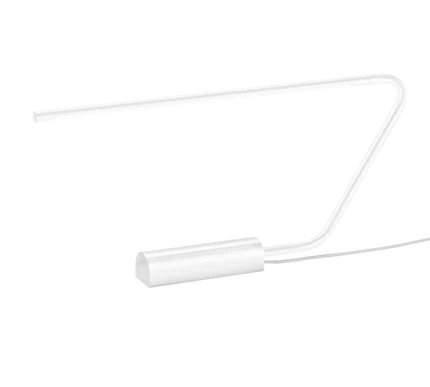 Lámpara de sobremesa Trio Olea LED blanco mate táctil 33cm 554310131
