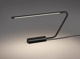 Lámpara de sobremesa Trio Olea LED negro mate táctil 33cm 554310132
