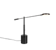 Lámpara de sobremesa Trio Fiore LED negro mate 65cm 554610132