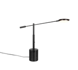 Lámpara de sobremesa Trio Fiore LED negro mate 65cm 554610132