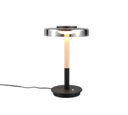 Lámpara de sobremesa Trio Celeste LED negro mate 3000K táctil 35cm 554910132