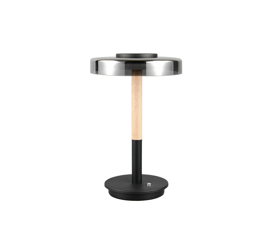 Lámpara de sobremesa Trio Celeste LED negro mate 3000K táctil 35cm 554910132 - vista 5