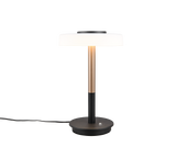 Lámpara de sobremesa Trio Celeste LED marrón café 3000K táctil 35cm 554910165