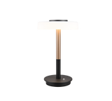 Lámpara de sobremesa Trio Celeste LED marrón café 3000K táctil 35cm 554910165 - vista 3