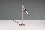 Lámpara de sobremesa Ikaris Trio níquel mate regulable LED Ø22cm 4W 555310107