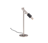 Lámpara de sobremesa Ikaris Trio níquel mate regulable LED Ø22cm 4W 555310107