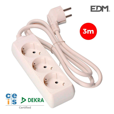 Elektro3 BASE MULTIPLE 3 TOMAS T/TL 3M 3X1,5MM 8425998410334