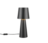 Lámpara de sobremesa Trio Nubian negro mate 40cm 562900132 - vista 3