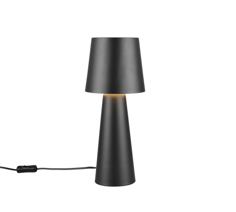 Lámpara de sobremesa Trio Nubian negro mate 40cm 562900132 - vista 3