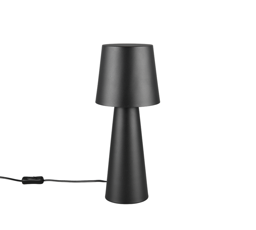 Lámpara de sobremesa Trio Nubian negro mate 40cm 562900132 - vista 4