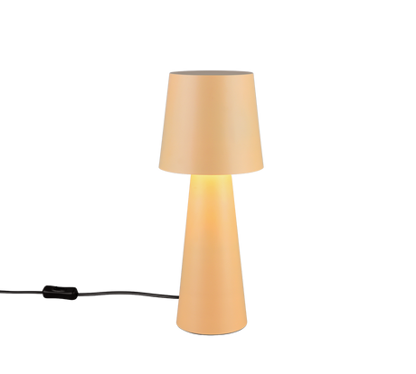 Lámpara de sobremesa Trio Nubian beige 40cm 562900144