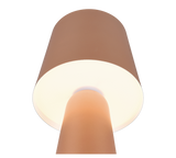 Lámpara de sobremesa Trio Nubian marrón café 40cm 562900165 - vista 2