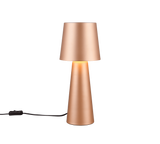 Lámpara de sobremesa Trio Nubian marrón café 40cm 562900165 - vista 3