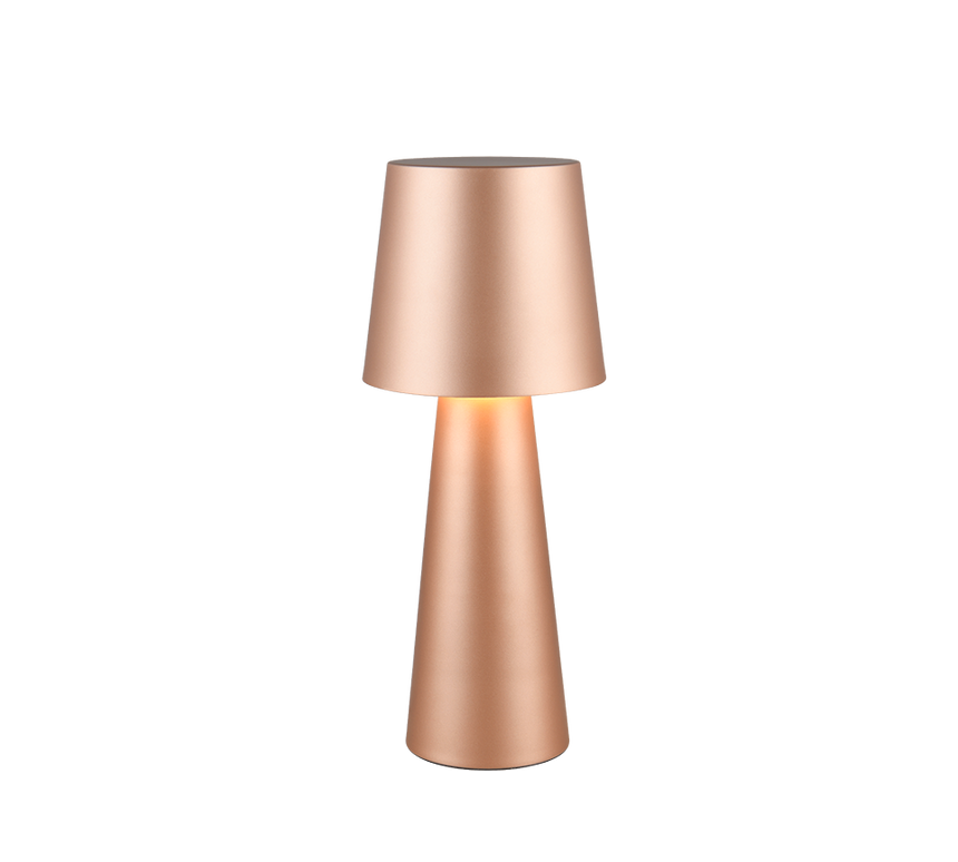 Lámpara de sobremesa Trio Nubian 40cm marrón café — ref. 562900165 (5)