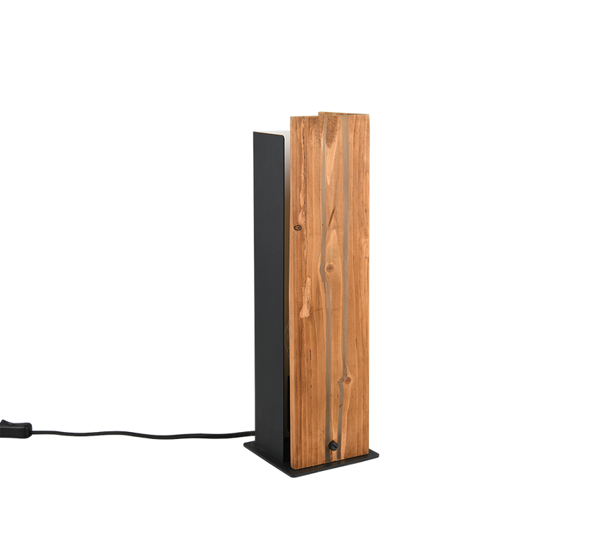 Lámpara de sobremesa Trio Karuni LED natural finish 2700K 40cm 563300130
