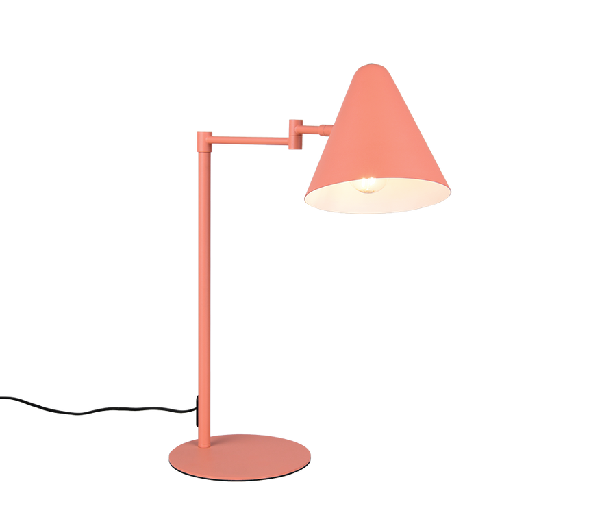 Lámpara de sobremesa Trio Cosima LED apricot 2700K 50,5cm 563900140