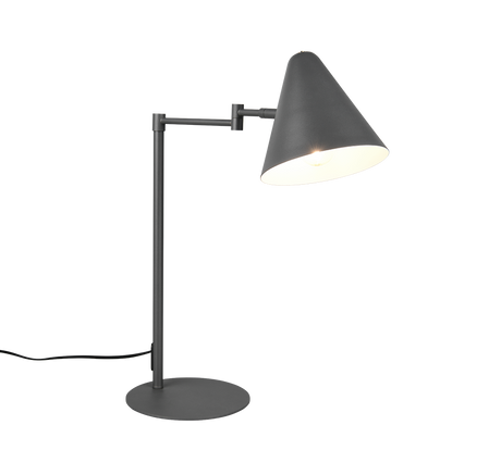 Lámpara de sobremesa Trio Cosima LED antracita 2700K 50,5cm 563900142