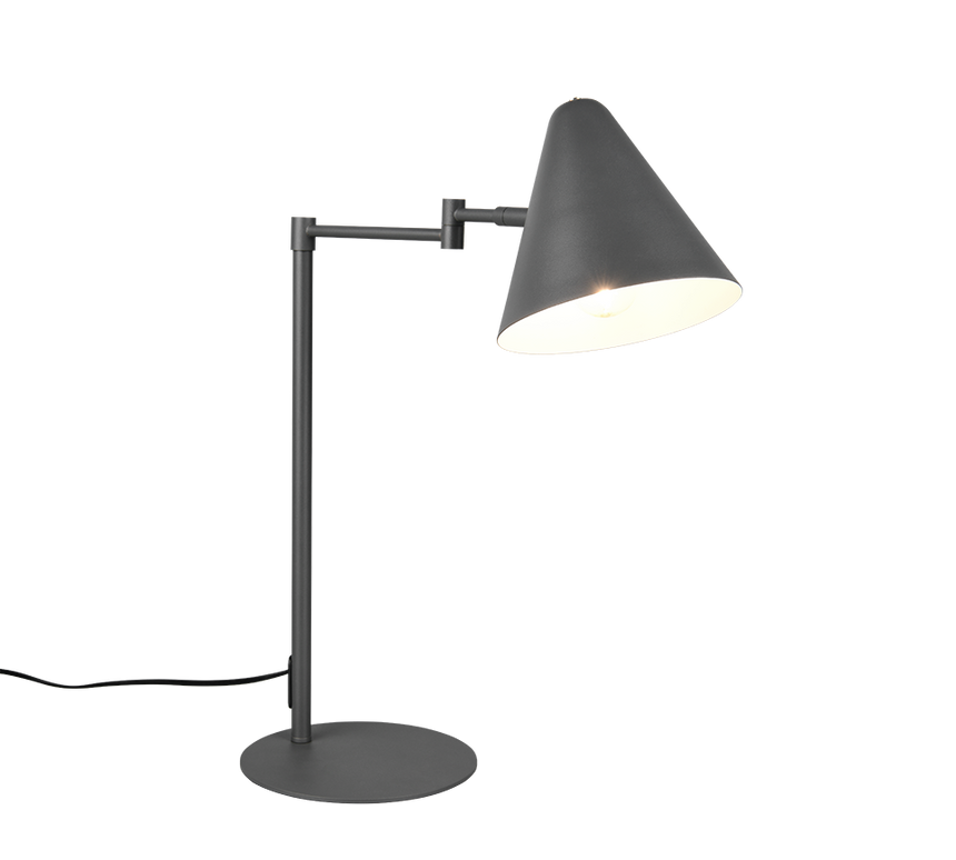Lámpara de sobremesa Trio Cosima LED antracita 2700K 50,5cm 563900142