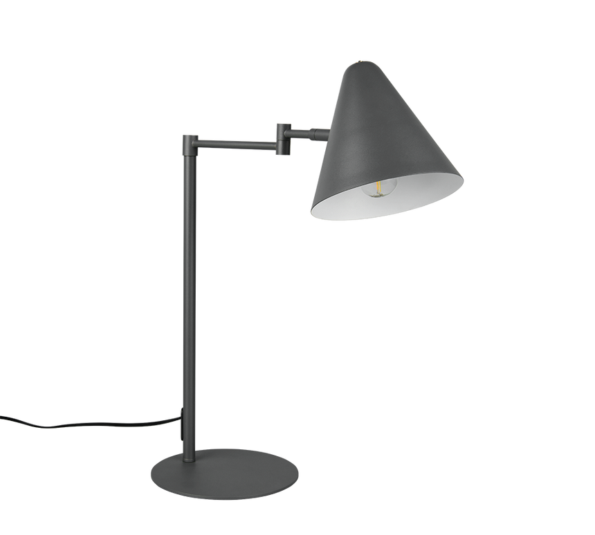 Lámpara de sobremesa Trio Cosima LED antracita 2700K 50,5cm 563900142