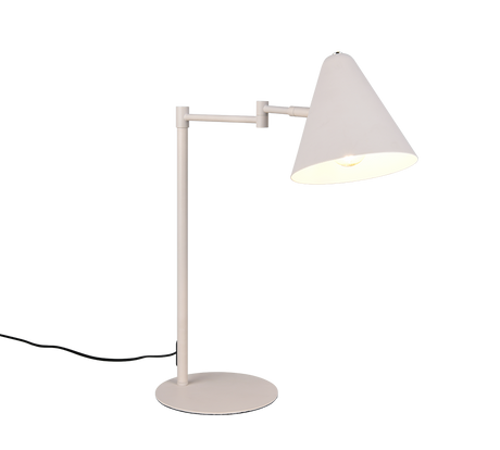 Lámpara de sobremesa Trio Cosima LED gris cálido 2700K 50,5cm 563900176