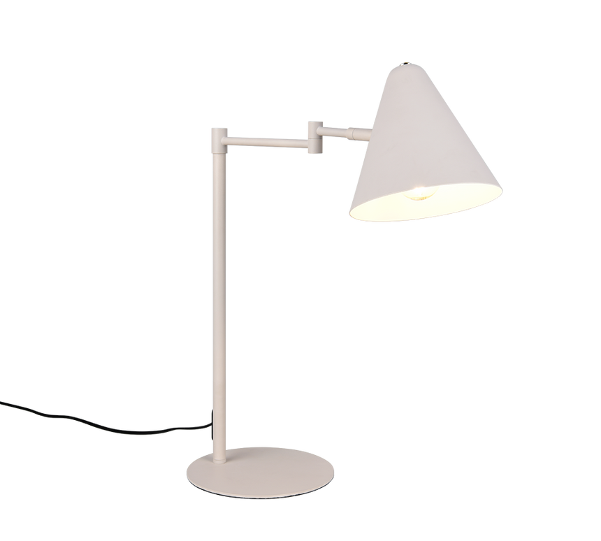 Lámpara de sobremesa Trio Cosima LED gris cálido 2700K 50,5cm 563900176