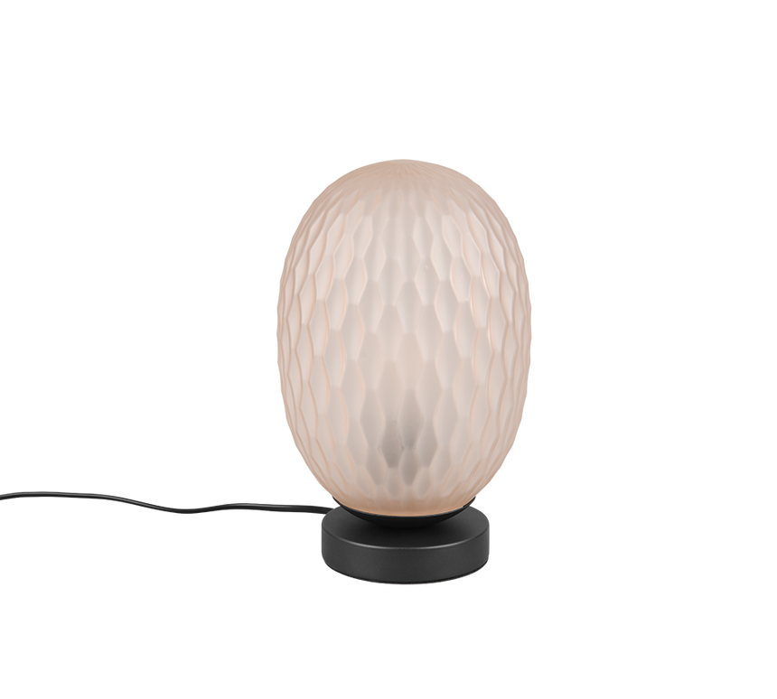 Lámpara de sobremesa Trio Facette LED amber-colored 2700K 564200113