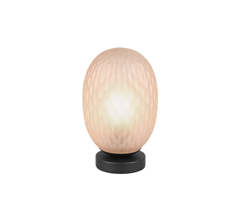 Lámpara de sobremesa Trio Facette LED amber-colored 2700K 564200113