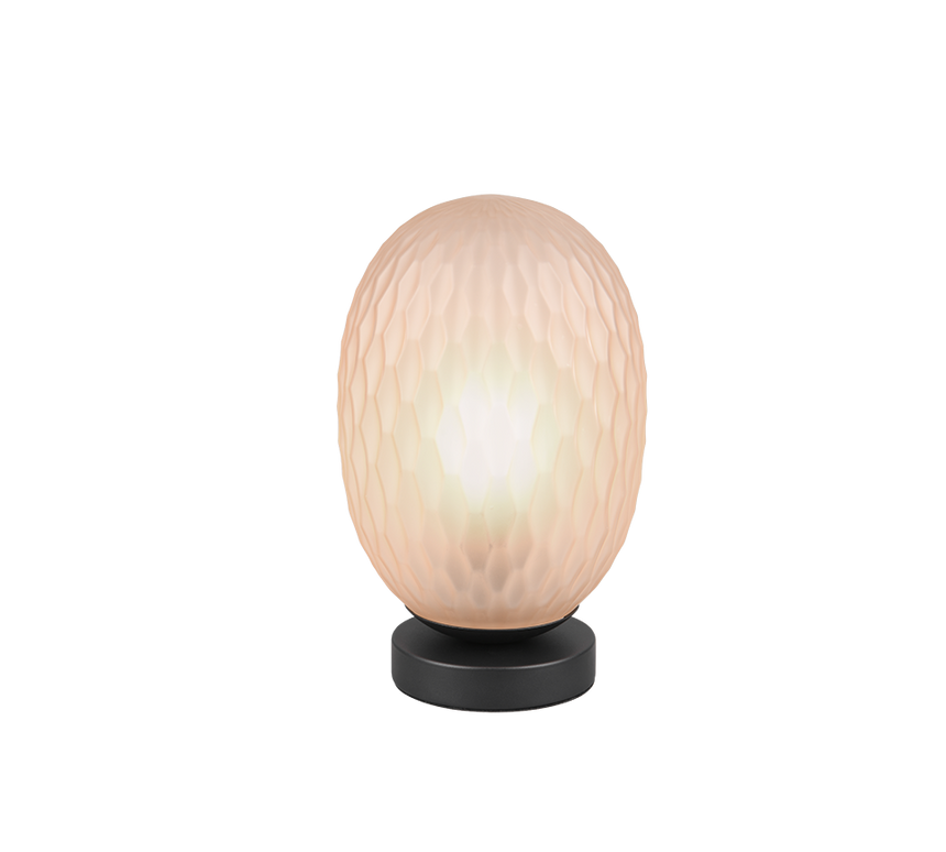 Lámpara de sobremesa Trio Facette LED amber-colored 2700K 564200113
