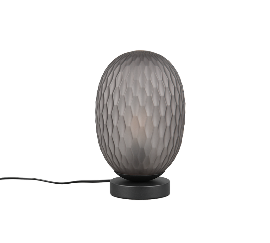 Lámpara de sobremesa Trio Facette LED negro mate 2700K 564200154