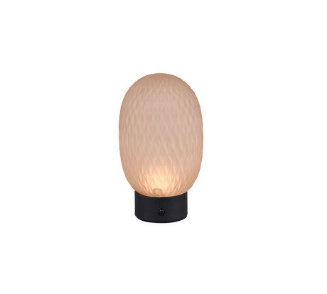 Lámpara de sobremesa Trio Facette LED amber-colored táctil 3000K 564210113