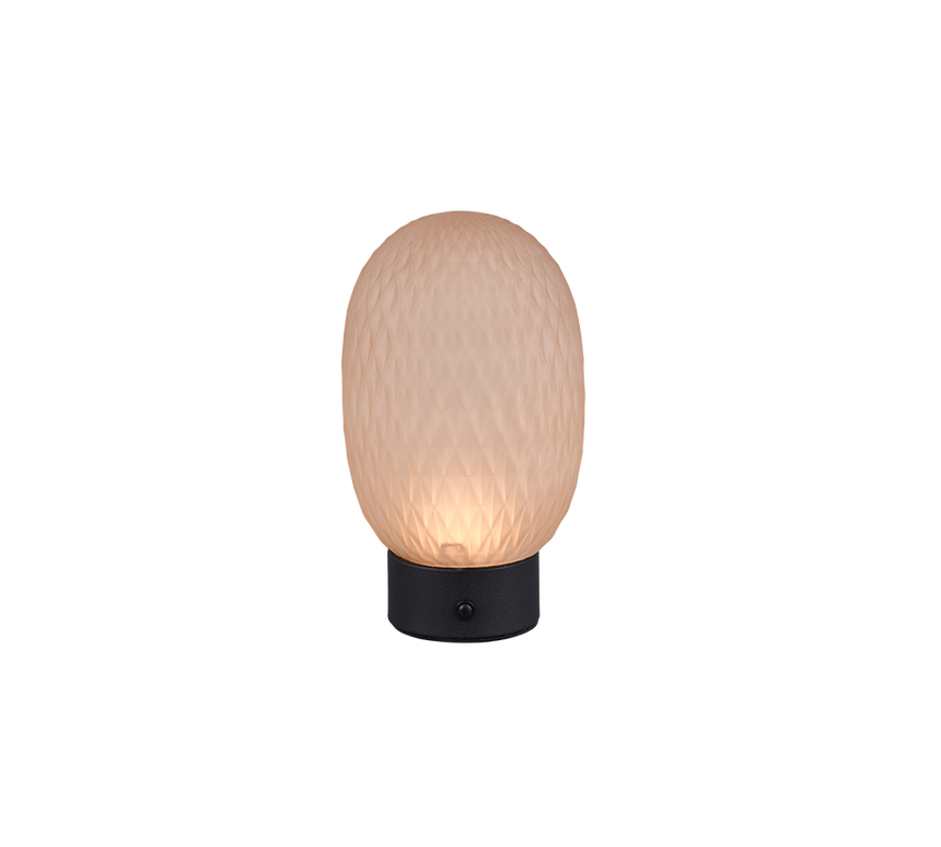 Lámpara de sobremesa Trio Facette LED amber-colored táctil 3000K 564210113