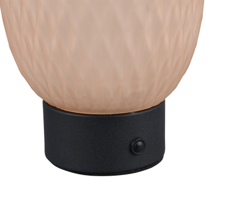Lámpara de sobremesa Trio Facette LED amber-colored táctil 3000K 564210113