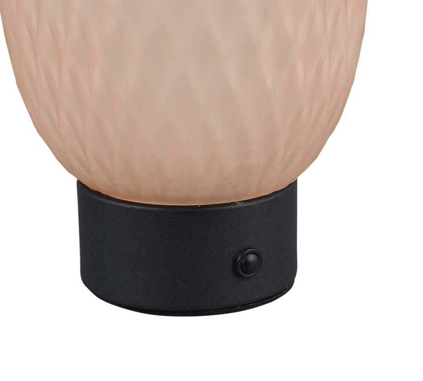 Lámpara de sobremesa Trio Facette LED amber-colored táctil 3000K 564210113