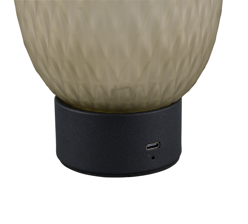 Lámpara de sobremesa Trio Facette LED green táctil 3000K 564210115