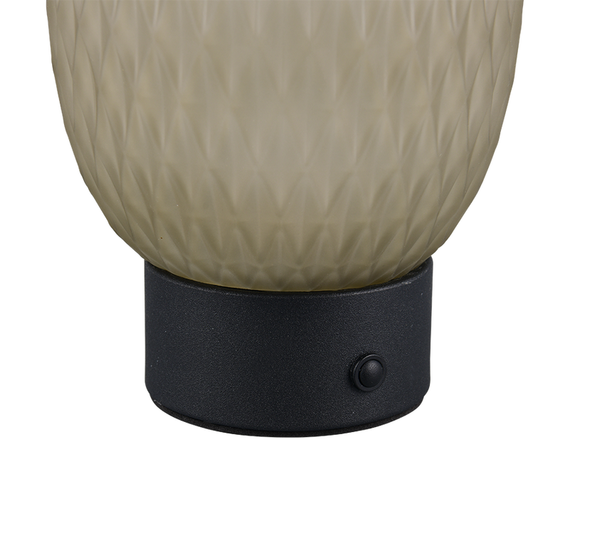 Lámpara de sobremesa Trio Facette LED green táctil 3000K 564210115