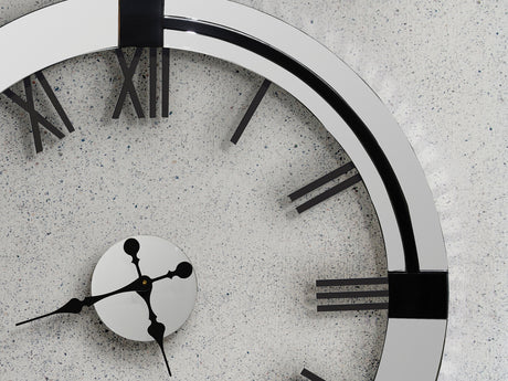 Reloj de pared Schuller Times y Kairos plata y negro 56 - ambiente