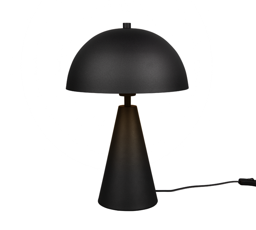 Lámpara de sobremesa Trio Alfie negro mate 43cm 565000132